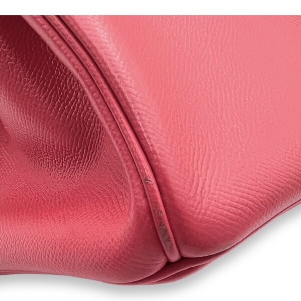 Birkin 30 Rose Jaipur in Epsom, Palladium hardware - Image 9