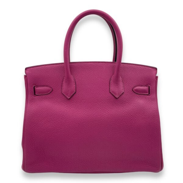 Birkin 30 Rose Poupre in Togo, Palladium hardware - Image 2