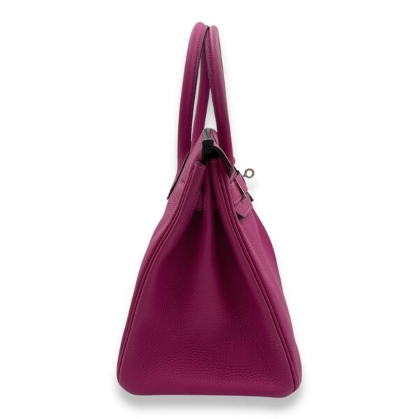 Birkin 30 Rose Poupre in Togo, Palladium hardware - Image 4