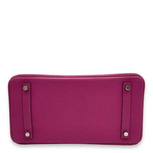 Birkin 30 Rose Poupre in Togo, Palladium hardware - Image 5