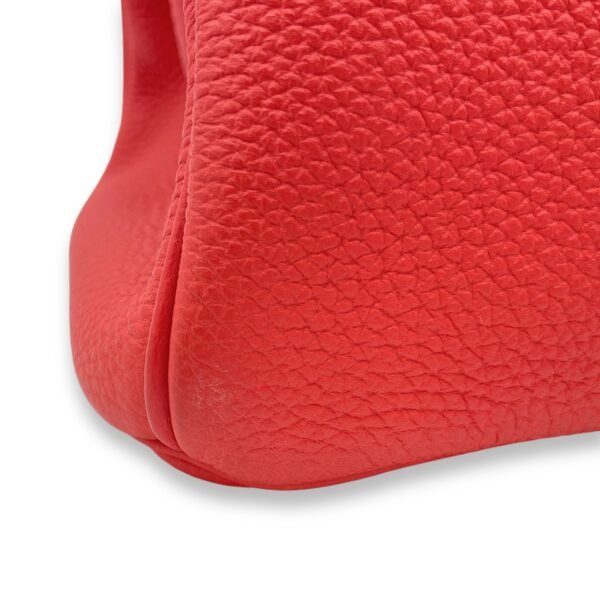 Birkin 30 Rouge Pivoine in Togo, Palladium hardware - Image 9