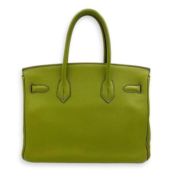 Birkin 30 Vert Anis in Togo, Palladium hardware - Image 2