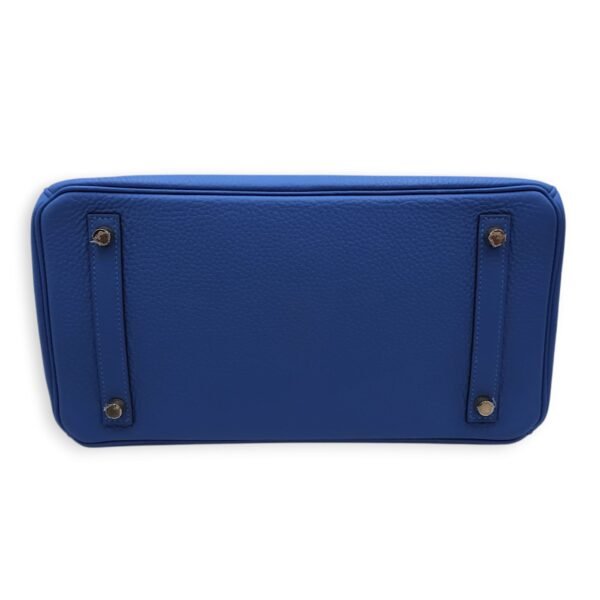 Birkin 30 Blue Mykonos in Togo, Gold hardware - Image 5