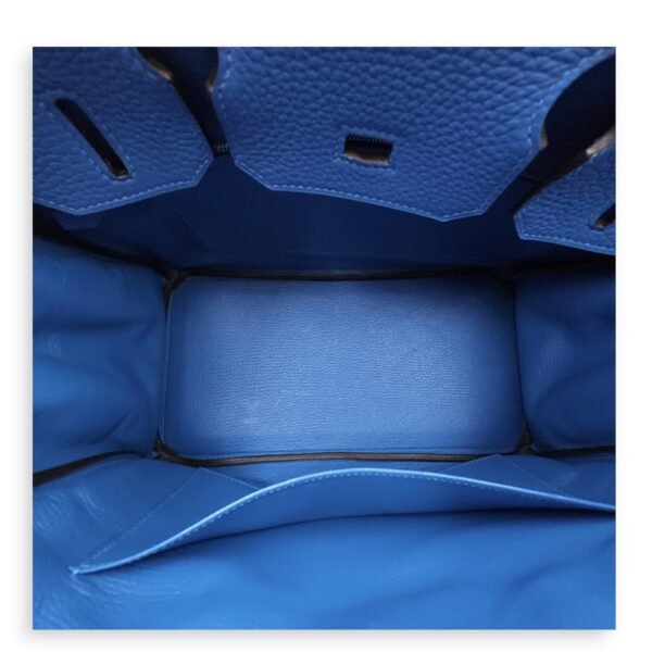 Birkin 30 Blue Mykonos in Togo, Gold hardware - Image 6