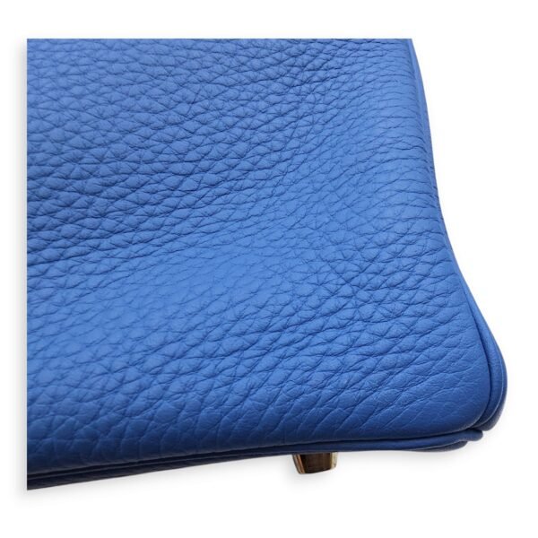 Birkin 30 Blue Mykonos in Togo, Gold hardware - Image 8