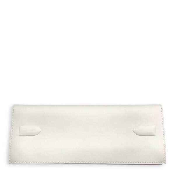 Birkin Shadow Pochette Gris Pale Clutch in Swift - Image 2