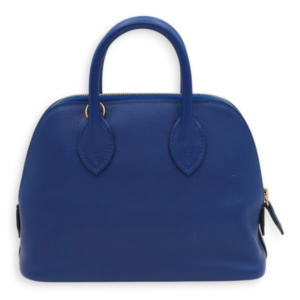 Bolide Blue France/Blue Sapphire in Evercolor, Gold hardware - Image 4