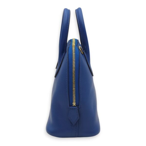Bolide Blue France/Blue Sapphire in Evercolor, Gold hardware - Image 5
