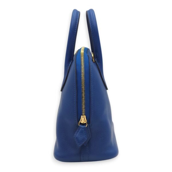 Bolide Blue France/Blue Sapphire in Evercolor, Gold hardware - Image 6