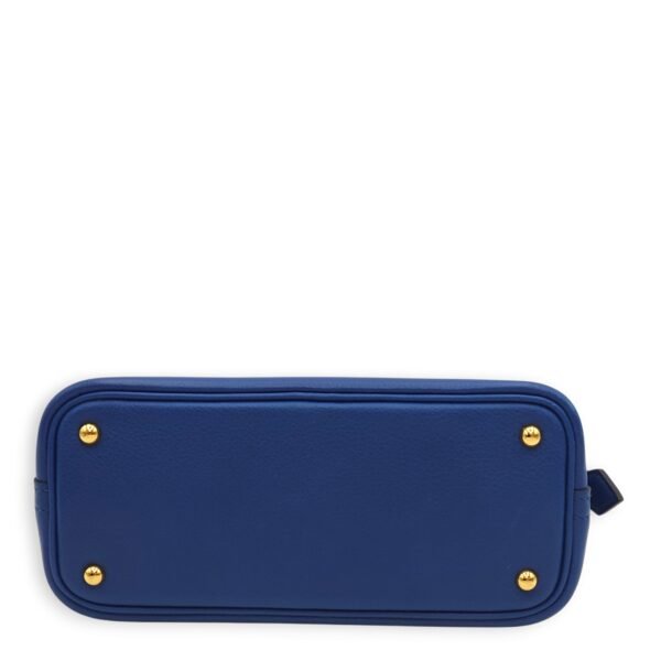 Bolide Blue France/Blue Sapphire in Evercolor, Gold hardware - Image 7