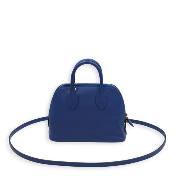 Bolide Blue France/Blue Sapphire in Evercolor, Gold hardware - Image 8