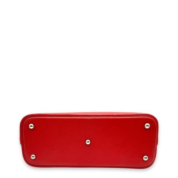 Bolide Rouge Vif in Chevre Leather, Palladium hardware - Image 5