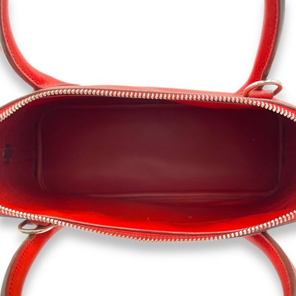 Bolide Rouge Vif in Chevre Leather, Palladium hardware - Image 6