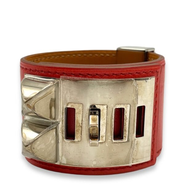 CDC Small Sanguine Bracelet in Tadelakt, Palladium hardware - Image 2
