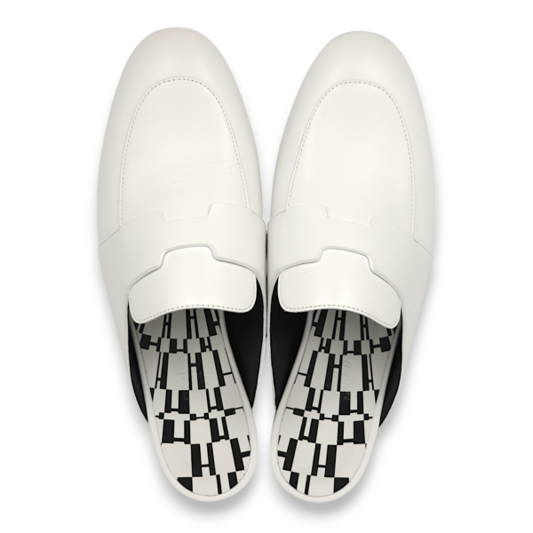 Catena 36.5 Blanc Mules in Goat Leather - Image 3