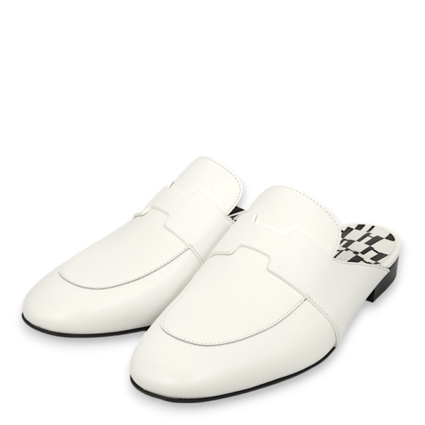 Catena 36.5 Blanc Mules in Goat Leather - Image 2