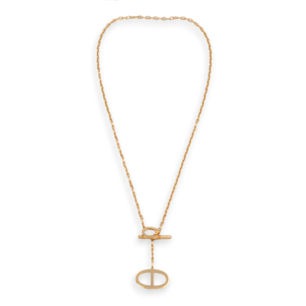Chaine D'ancre Contour 38 Diamond, 0.30 Carat Necklace in Rose Gold - Image 2