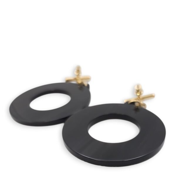 Chaine d'Ancre Horn Earrings in Dore - Image 3