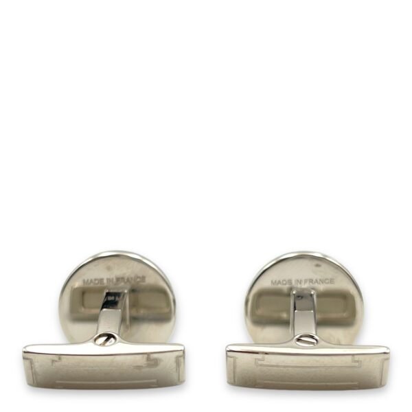 Cheval Cufflinks Lime Costume Jewellery, Palladium hardware - Image 2