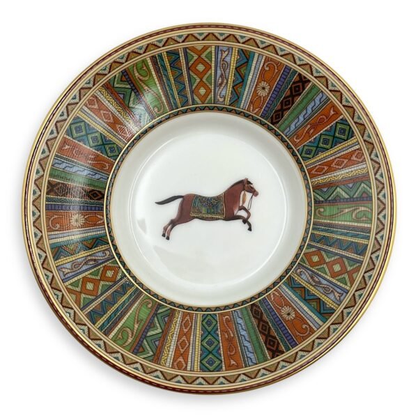 Cheval d’Orient tea cup with lid and saucer Large MultiColor Tableware - Image 3
