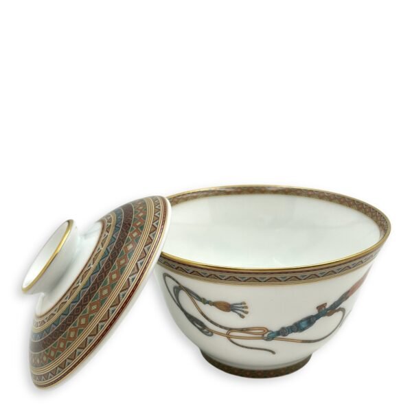 Cheval d’Orient tea cup with lid and saucer Large MultiColor Tableware - Image 6