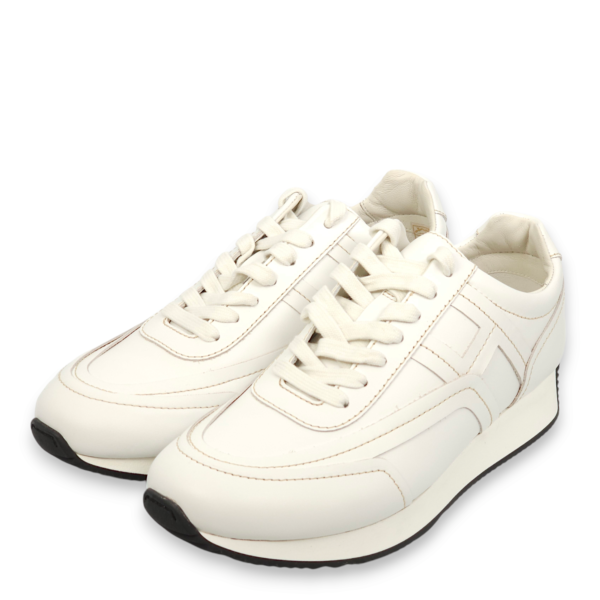 Chris 39 White Sneakers in Calfskin - Image 2