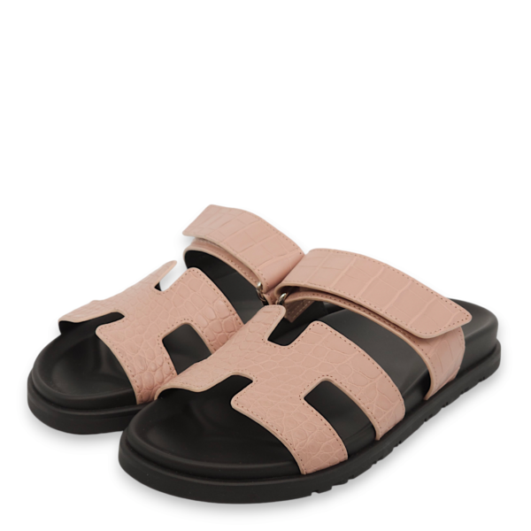 Chypre 37.5 Blush Sandals in Calfskin - Image 2