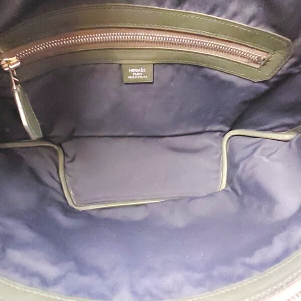 Chyslide Belt Bag GM Vert in Cristobal, Silver hardware - Image 6