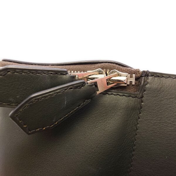 Chyslide Belt Bag GM Vert in Cristobal, Silver hardware - Image 9
