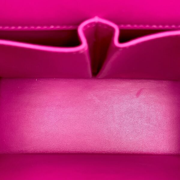 Cinhetic Box Rose Pourpre in Tadelakt, Permabrass & Palladium hardware - Image 6