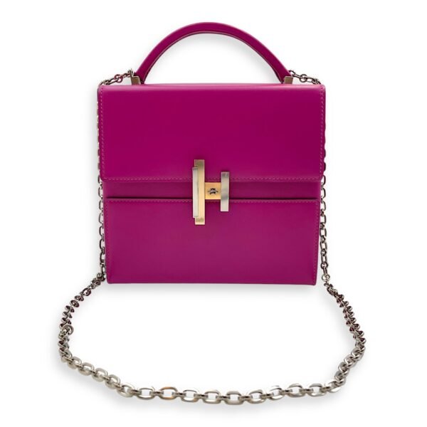 Cinhetic Box Rose Pourpre in Tadelakt, Permabrass & Palladium hardware - Image 9