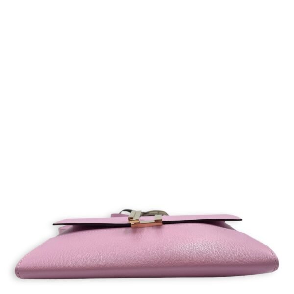 Cinhetic To Go Mauve Sylvestre Wallet On Chain in Chevre Mysore, Permabrass hardware - Image 6