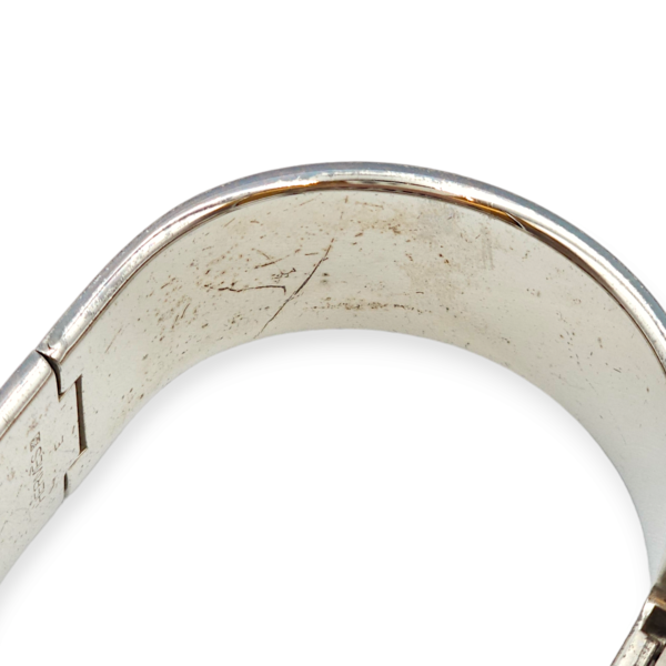 Clic H PM Rouge Bracelet in Enamel, Palladium hardware - Image 4