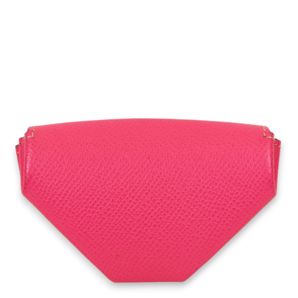 Coin Purse Rose Tyrien Pouch in Epsom, Palladium hardware - Image 2