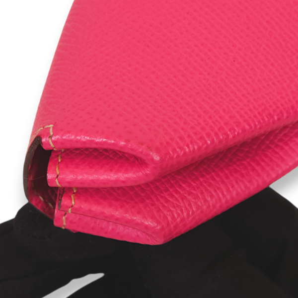 Coin Purse Rose Tyrien Pouch in Epsom, Palladium hardware - Image 7