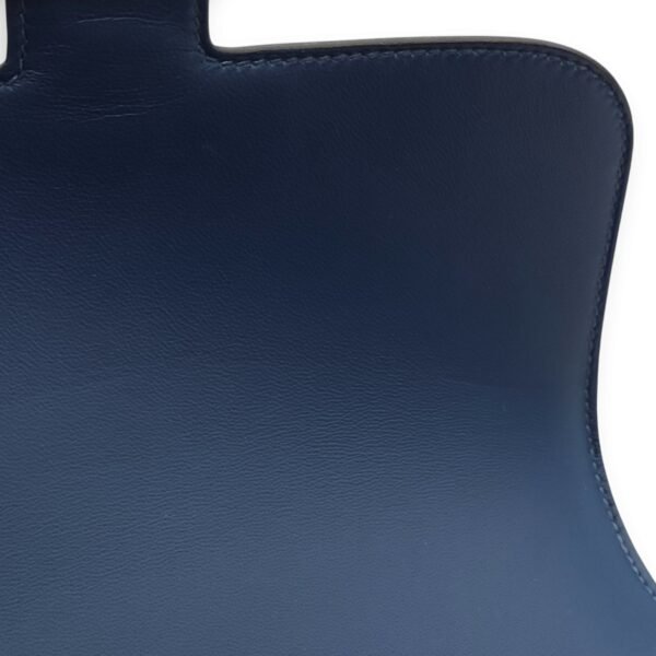 Constance 18 Deep Blue in Epsom, Gold hardware - Image 9