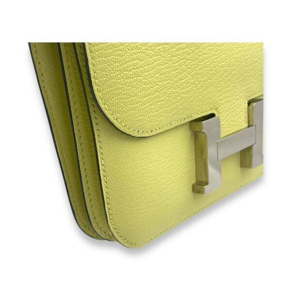 Constance 18 Jaune Bourgeon in Chevre Leather, Palladium hardware - Image 10