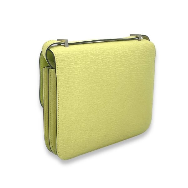 Constance 18 Jaune Bourgeon in Chevre Leather, Palladium hardware - Image 4