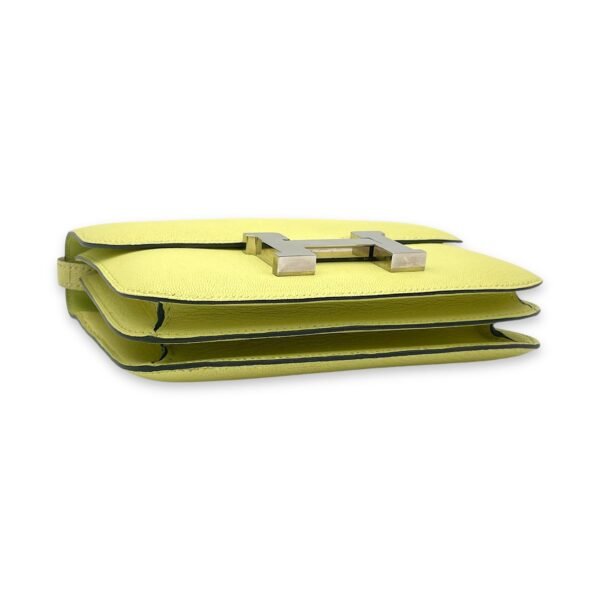 Constance 18 Jaune Bourgeon in Chevre Leather, Palladium hardware - Image 5
