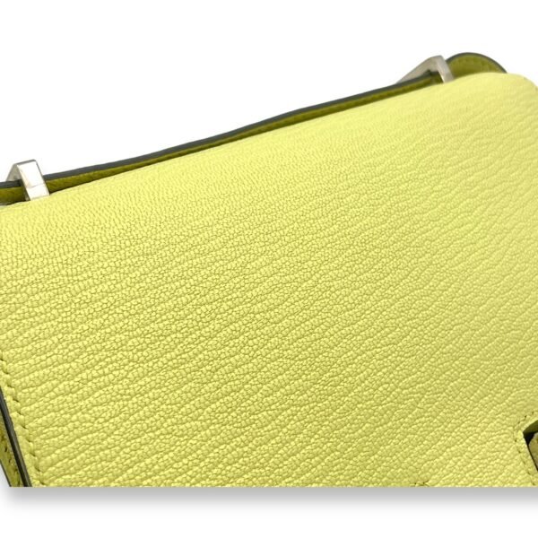 Constance 18 Jaune Bourgeon in Chevre Leather, Palladium hardware - Image 6