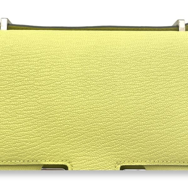 Constance 18 Jaune Bourgeon in Chevre Leather, Palladium hardware - Image 7