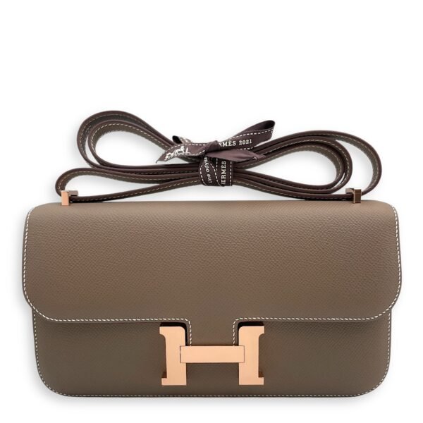 Constance 1 Elan Etoupe in Epsom, Rose Gold hardware
