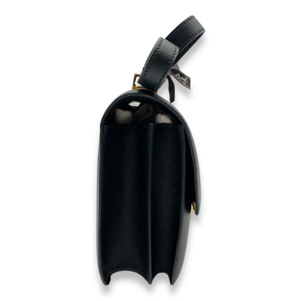 Constance 24 Black in Epsom, Gold hardware - Image 3
