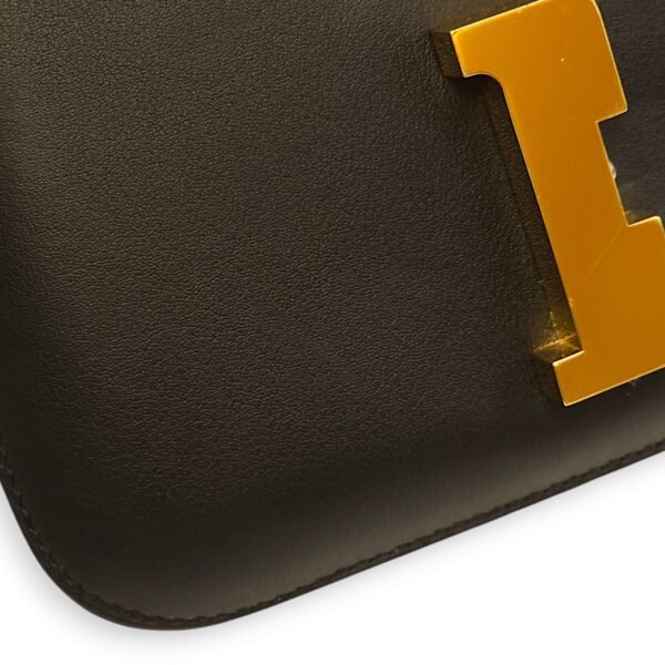 Constance 24 Black in Swift, Gold hardware - Image 3