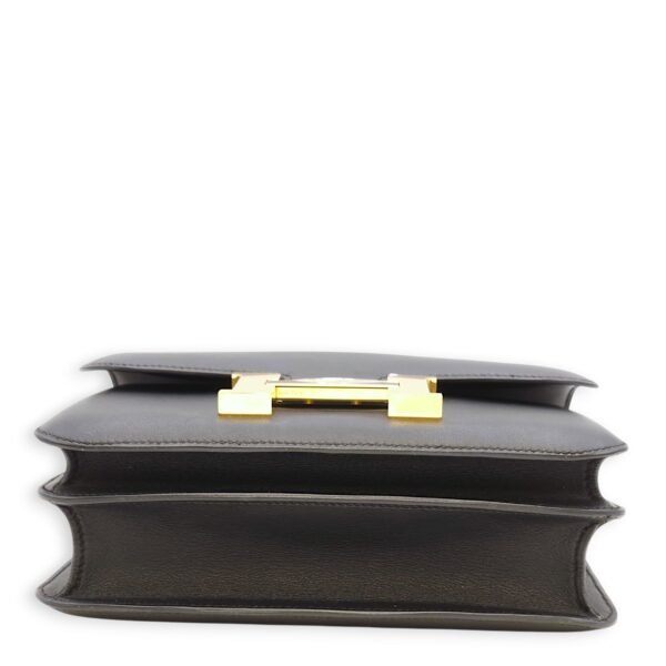 Constance 24 Black in Swift, Gold hardware - Image 7