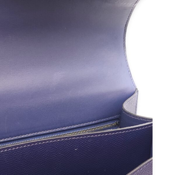 Constance 24 Blue Sapphire in Epsom, Palladium hardware - Image 10