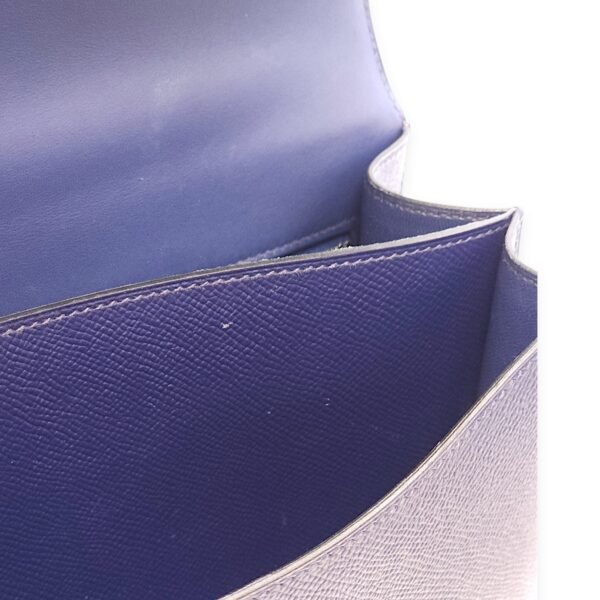 Constance 24 Blue Sapphire in Epsom, Palladium hardware - Image 12