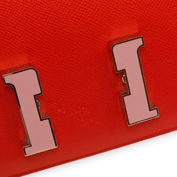 Constance 24 Rouge De Coeur in Epsom, Enamel hardware - Image 2