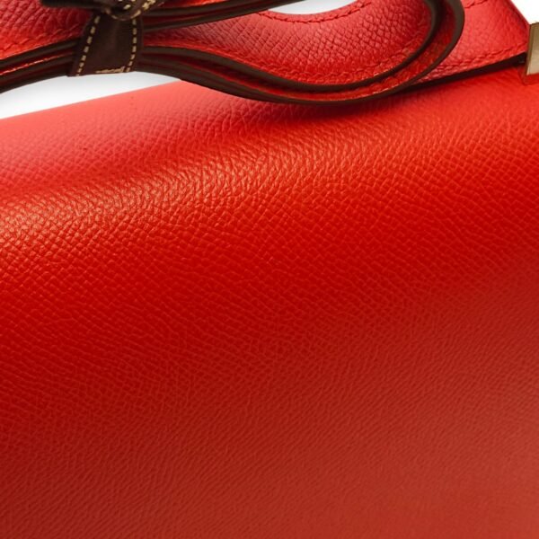 Constance 24 Rouge De Coeur in Epsom, Enamel hardware - Image 5