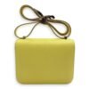 Constance Mirror 18 Limoncello in Chevre Mysore, Palladium hardware - Image 2